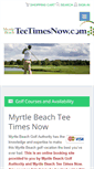 Mobile Screenshot of myrtlebeachteetimesnow.com